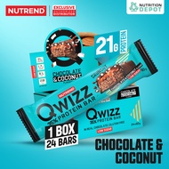 Nutrend Qwizz 35% Protein Bar 1 Box ( 24 ชิ้น)