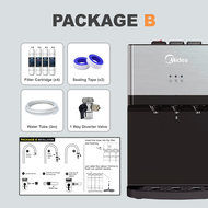 Midea Water Dispenser Tabletop Hot Normal Cold Water Purifier Midea Model 1630 - 4 Stages Antibacter