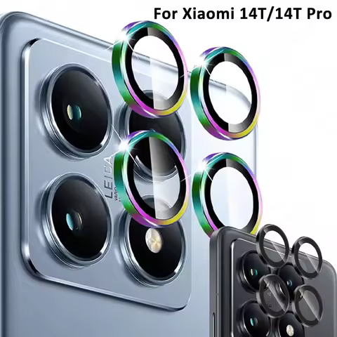 For Xiaomi 14T Pro Metal Camera Protector Ring Xiomi 13T Mi 14TPro 13TPro Xiaomi14T 5G Aluminium All