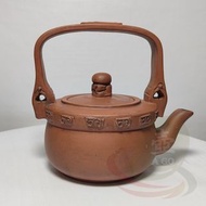 Ago壺聚小提梁 原礦清水泥 蔣慧芳紫砂壺 茶壺 老壺G0003