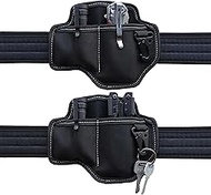 2PCS Multitool Sheaths,Nylon Belt Organizer for Leatherman Gerber Tools, Knife Pouch with Belt Loop 