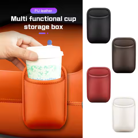 For Audi A3 A4 A5 B8 8P B9 8V B6 B7 A1 A6 C6 Q3 Q5 C7 8I Car Door Cup Holder Box Car Seat Back Water