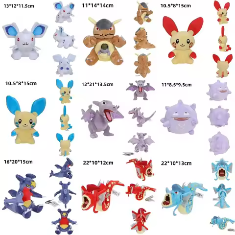 Takara Tomy Nidoran Metwo Pokemon Plush Lovely Juvenile Version Koffing Gastly Gloom Litwick Dialga 