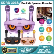 SPEAKER 2 MIC KARAOKE SDRD SD 306S SD 309 Wireless Mic Karaoke Dual Mikrofon Nirkabel Bluetooth