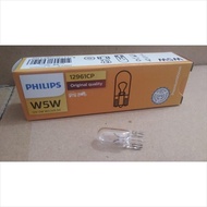 Original Philips T10 12V 5W W5W Plug-in Bulb
