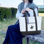 Beverly Hills Polo Club online store. Beverly Hills Polo Club large canvas tote bag with zipper. Bra