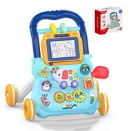 PANGDUBE Early Educational Baby Walker พร้อม Artboard ของเล่นเด็กกิจกรรมการเรียนรู้ของเล่นเดิน Walke