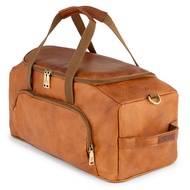 Berliner Bags Leather Duffle Bag Denver M for Travel or the Gym, Overnight Bag for Men and Women - B