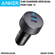 Anker Car Charger A2724 PowerDrive III Duo USB-C 2 Port Fast Charging 40W IQ 3.0