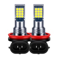 Car LED Front Fog Light Bulb Super Bright H11 9006 881 H3 Modified Two-Color Strobe Fog Light Lime L