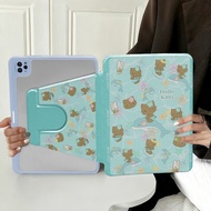 For Samsung Galaxy Tab S11 Ultra / S10 Ultra / S9 Ultra 14.6'' Cartoon Acrylic Tablet Case 360° Rota