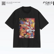 Digimon: Digital Monsters Agumon Oversized Unisex T-shirt 100% Cotton short-sleeved