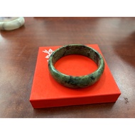 LIQUIDATION OF SERPENTINE Ni STONE RING 52.5mm OIL BLUE