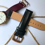 Dây da đồng hồ dw nam nữ dây đồng hồ 12mm 14mm 16mm 17mm 18mm 19mm 20mm cho dây đồng hồ dw daniel we