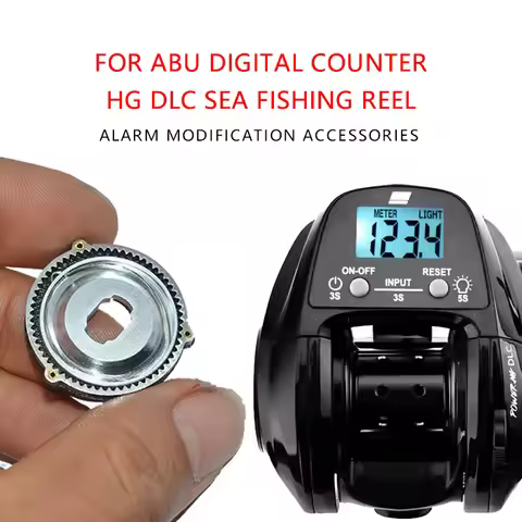 Drag Clicker Mod Parts For ABU POWER HG DLC TAIKHAN Digital Counter Baitcasting Reel Glue-Free Alarm