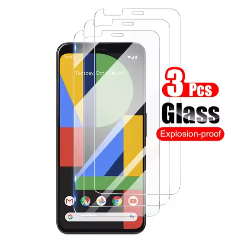 3Pcs For Google Pixel 4 Pixel4 XL 4A 5G Tempered Glass Screen Protector Protective Film For Google P