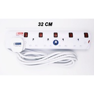 EXTENSION PLUG 2/3/4/5/6 WAY 3 METRE/6 METRE【SAFETY APPROVED】