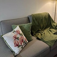 Green Series Pillowcase Sofa Pillowcase Bedside Cushioncase Office Pillowcase 45x45cm Pillowcase