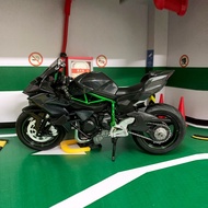 1/12 Alloy Kawasaki Ninja H2R Motorcycle Model Diecast Metal Black Ninja H2R Motorbike Collection Si