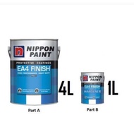 5L NIPPON EA4 Epoxy Finish HB c/w Hardener- Epoxy Floor Paint Expoxy Cat Lantai