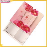 FA|  4/6 Cavity Moon Cake Gift Box Mid-Autumn Style Snowflake Crisp Paper Gift Box for Bakery