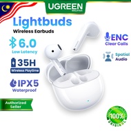 UGREEN LightBuds (H5 Pro) Wireless Earbuds BT 6.0 35H Battery Spatial Audio 4 Mic ENC Calls IPX5 TWS