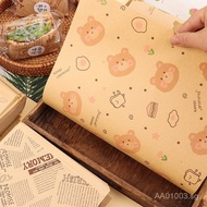 Sandwich Wrapping Paper Breakfast Toast Sandwich Box Burger Burrito Disposable Food Greaseproof Pape