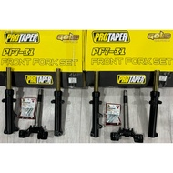 Fork Siap Lowered Set PROTAPER & Under bracket Tebal Y16Y15 Lc134 4s Hight Quality Batang Gold Besar