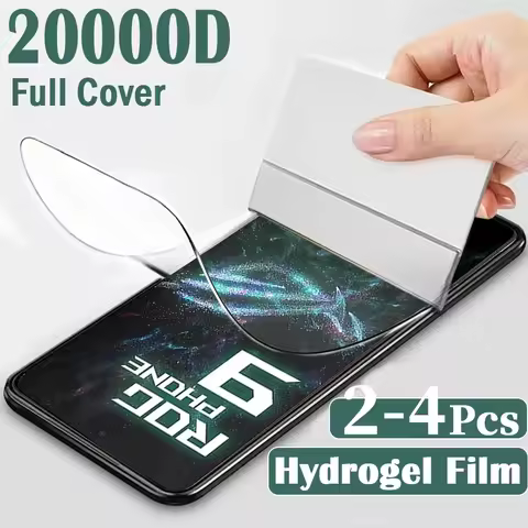 2-4Piece Silicone Soft Hydrogel Film for Asus ROG Phone 9 8 Pro Screen Protector for Asus Zenfone 9 