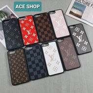 LV case for 7plus,8plus,7+,8+ Canvas leather