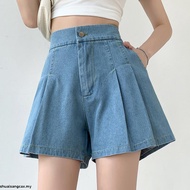 Eyouth 20156 Women jeans shorts denim High Waist culottes short