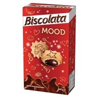 BISCOLATA MOOD , BISCUIT WITH CHOCOLATE CREAM FILLING 40G {6BOXES}