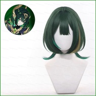 HJ4 Genshin Impact Nefer Cosplay Wig Anime Hair Woman Man Hairpiece Heat Resistant Halloween Party H