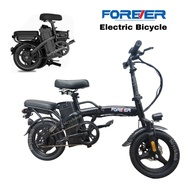 Siap Pasang + Warranty Forever Electrical Bicycle Folding Scooter Electric Basikal Elektrik Boleh Li