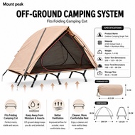Mount peak Campbed Tent One Man Tent Solo Tent Khemah Camping 1 Person Camp Bed Outdoor Single Perso