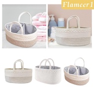 [flameer1] Baby Diaper Organizer, Diaper Tote Bag Holder, Large Diaper Diaper Storage Basket for Changing Table, Dresser