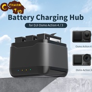 👑】Battery Charging Hub Charging 3 Batteries Action Camera Accessories With Charging Indicator Light 