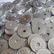 koin 5 sen aluminium 1951 1954 sudah dibersihkan