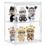Acrylic display box for Labubu BabyThree 2-layer transparent storage box 45*33*33cm