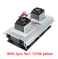 ชุดระบบระบายความร้อนตัวควบคุมอุณหภูมิตู้เย็น Peltier 12V 10A 120W ระบบทำความเย็น DIY อุปกรณ์กึ่งตัวน