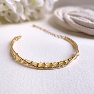 【十一月生日石】黃水晶 | 雙層水晶手鍊