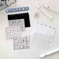 3 Sheets Index Card Classification Category Label Sticker Number Week English Smiley Face Decorative