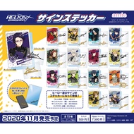 [Ready Stock] helios rising heroes Black Gold Two-Color Character Signature Sticker