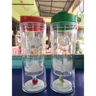 Water Bottle From Dutch Mill Lovely Christmas Double-Layer Bottle.