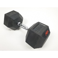 Rubber Hex Dumbbell or Hexagonal Dumbbells 15 kg