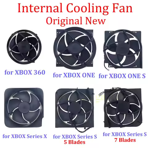 Replacement Internal Cooling Fan for XBOX 360/XBOX ONE/XBOX ONE S/XBOX Series X/S Cool Fan Cooler Re