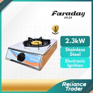 Butterfly STAINLESS STEEL SINGLE GAS STOVE (3.2kW) BGC-269 / Faraday (2.6kW) FD-11B / (2.3kW) FD-12S