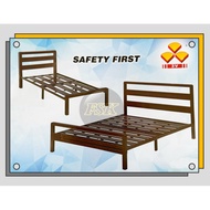 3V Metal Bed Heavy Duty Base Queen Size Bed King Size Bed / Katil Besi 双人铁床架 单人床架