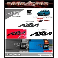 Perodua AXIA 2023-2024 / AXIA NEW Car Logo Emblem Accessories Plug n Play - 1pc