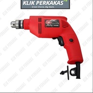 MESIN BOR 10MM REDFOX RF-ED 6601 ELECTRIC DRILL 350W #GRATISONGKIR